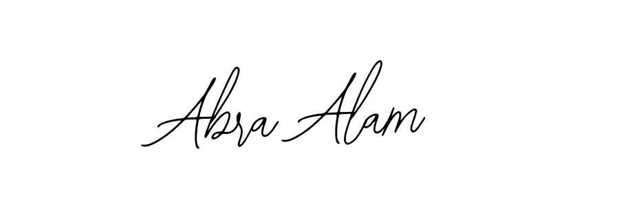 if you are searching for the best signature style for your name Abra Alam. so please give up your signature search. here we have designed multiple signature styles  using Bearetta-2O07w. Abra Alam signature style 12 images and pictures png