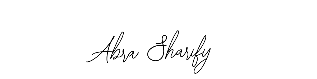 Bearetta-2O07w is a professional signature style that is perfect for those who want to add a touch of class to their signature. It is also a great choice for those who want to make their signature more unique. Get Abra Sharify name to fancy signature for free. Abra Sharify signature style 12 images and pictures png