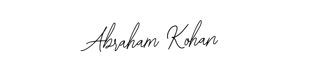 Also we have Abraham Kohan name is the best signature style. Create professional handwritten signature collection using Bearetta-2O07w autograph style. Abraham Kohan signature style 12 images and pictures png