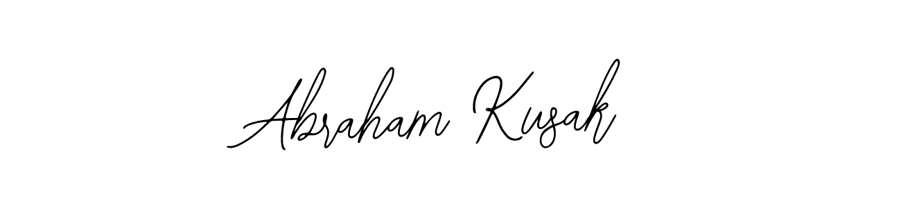 How to make Abraham Kusak signature? Bearetta-2O07w is a professional autograph style. Create handwritten signature for Abraham Kusak name. Abraham Kusak signature style 12 images and pictures png