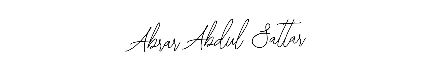 Also You can easily find your signature by using the search form. We will create Abrar Abdul Sattar name handwritten signature images for you free of cost using Bearetta-2O07w sign style. Abrar Abdul Sattar signature style 12 images and pictures png