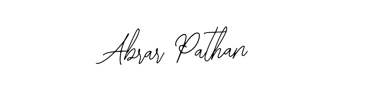 You should practise on your own different ways (Bearetta-2O07w) to write your name (Abrar Pathan) in signature. don't let someone else do it for you. Abrar Pathan signature style 12 images and pictures png