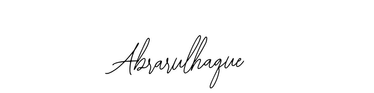 Use a signature maker to create a handwritten signature online. With this signature software, you can design (Bearetta-2O07w) your own signature for name Abrarulhaque. Abrarulhaque signature style 12 images and pictures png