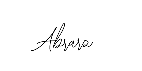 Use a signature maker to create a handwritten signature online. With this signature software, you can design (Bearetta-2O07w) your own signature for name Abrarz. Abrarz signature style 12 images and pictures png