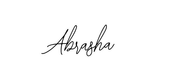 How to make Abrasha signature? Bearetta-2O07w is a professional autograph style. Create handwritten signature for Abrasha name. Abrasha signature style 12 images and pictures png