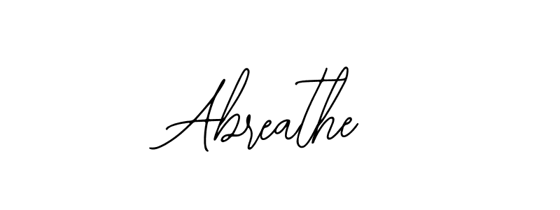 Abreathe stylish signature style. Best Handwritten Sign (Bearetta-2O07w) for my name. Handwritten Signature Collection Ideas for my name Abreathe. Abreathe signature style 12 images and pictures png