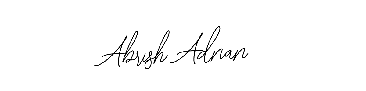 Similarly Bearetta-2O07w is the best handwritten signature design. Signature creator online .You can use it as an online autograph creator for name Abrish Adnan. Abrish Adnan signature style 12 images and pictures png