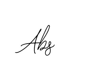 You should practise on your own different ways (Bearetta-2O07w) to write your name (Abs ) in signature. don't let someone else do it for you. Abs  signature style 12 images and pictures png