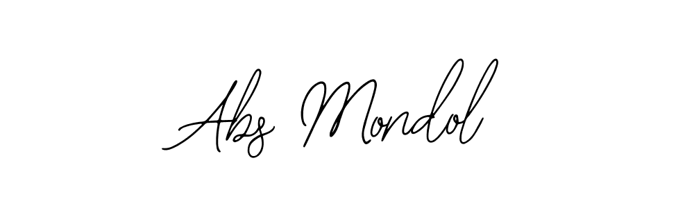 Create a beautiful signature design for name Abs Mondol. With this signature (Bearetta-2O07w) fonts, you can make a handwritten signature for free. Abs Mondol signature style 12 images and pictures png