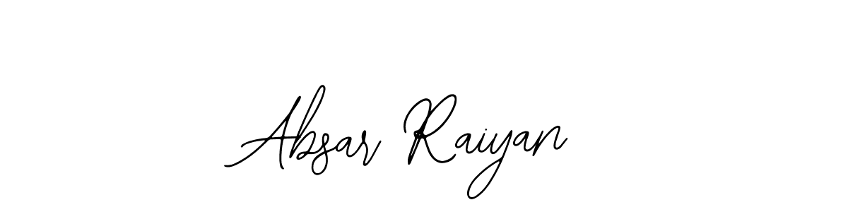 Make a beautiful signature design for name Absar Raiyan. With this signature (Bearetta-2O07w) style, you can create a handwritten signature for free. Absar Raiyan signature style 12 images and pictures png