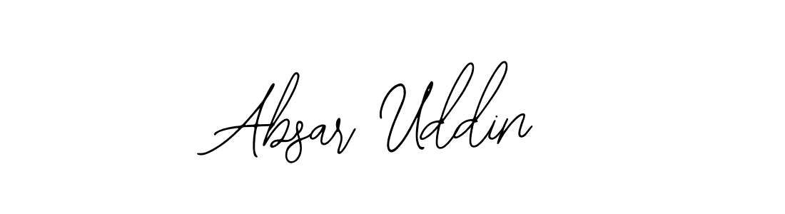 How to Draw Absar Uddin signature style? Bearetta-2O07w is a latest design signature styles for name Absar Uddin. Absar Uddin signature style 12 images and pictures png