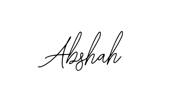 How to make Abshah signature? Bearetta-2O07w is a professional autograph style. Create handwritten signature for Abshah name. Abshah signature style 12 images and pictures png