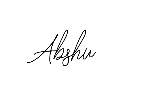 You should practise on your own different ways (Bearetta-2O07w) to write your name (Abshu) in signature. don't let someone else do it for you. Abshu signature style 12 images and pictures png