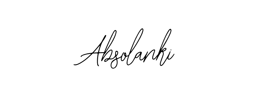 Here are the top 10 professional signature styles for the name Absolanki. These are the best autograph styles you can use for your name. Absolanki signature style 12 images and pictures png