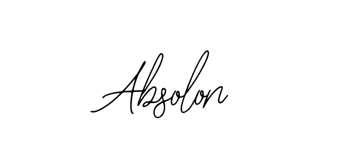 Also we have Absolon name is the best signature style. Create professional handwritten signature collection using Bearetta-2O07w autograph style. Absolon signature style 12 images and pictures png