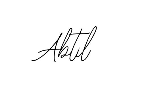 Also You can easily find your signature by using the search form. We will create Abtil name handwritten signature images for you free of cost using Bearetta-2O07w sign style. Abtil signature style 12 images and pictures png