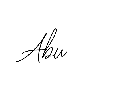 You should practise on your own different ways (Bearetta-2O07w) to write your name (Abu ) in signature. don't let someone else do it for you. Abu  signature style 12 images and pictures png