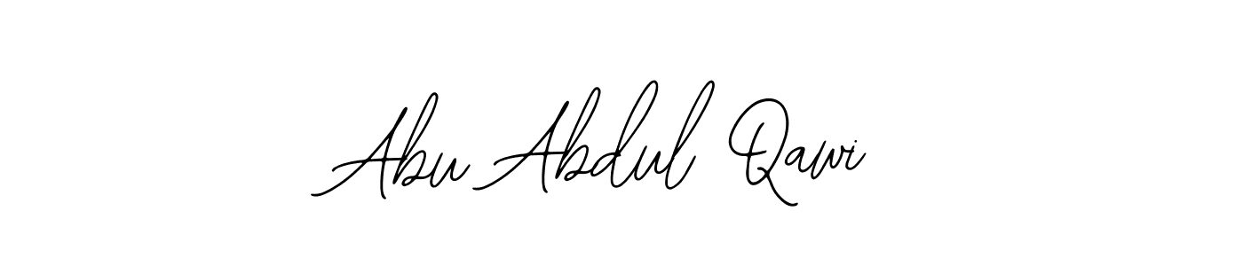 How to make Abu Abdul Qawi name signature. Use Bearetta-2O07w style for creating short signs online. This is the latest handwritten sign. Abu Abdul Qawi signature style 12 images and pictures png