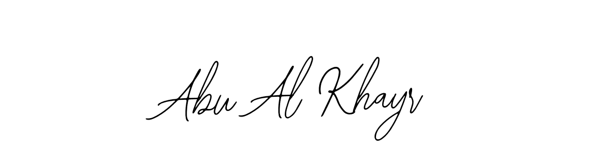 if you are searching for the best signature style for your name Abu Al Khayr. so please give up your signature search. here we have designed multiple signature styles  using Bearetta-2O07w. Abu Al Khayr signature style 12 images and pictures png