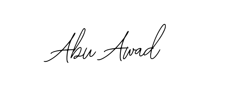 Design your own signature with our free online signature maker. With this signature software, you can create a handwritten (Bearetta-2O07w) signature for name Abu Awad. Abu Awad signature style 12 images and pictures png