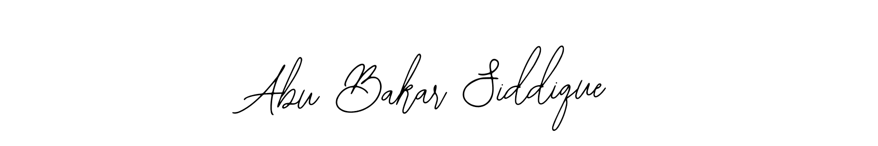 You should practise on your own different ways (Bearetta-2O07w) to write your name (Abu Bakar Siddique) in signature. don't let someone else do it for you. Abu Bakar Siddique signature style 12 images and pictures png