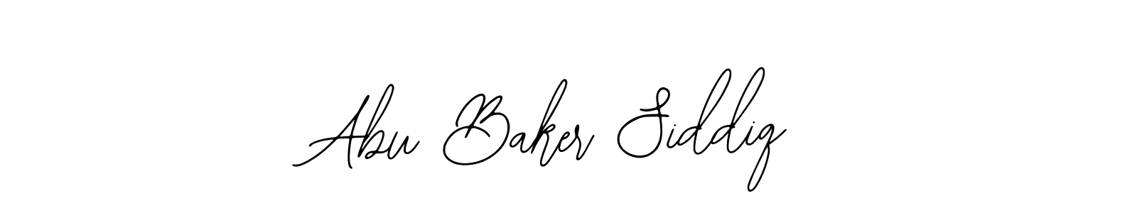 The best way (Bearetta-2O07w) to make a short signature is to pick only two or three words in your name. The name Abu Baker Siddiq include a total of six letters. For converting this name. Abu Baker Siddiq signature style 12 images and pictures png