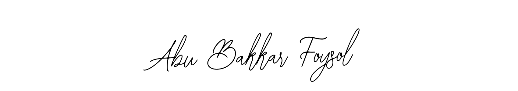 How to make Abu Bakkar Foysol signature? Bearetta-2O07w is a professional autograph style. Create handwritten signature for Abu Bakkar Foysol name. Abu Bakkar Foysol signature style 12 images and pictures png