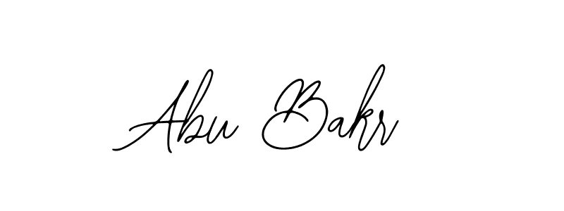 Use a signature maker to create a handwritten signature online. With this signature software, you can design (Bearetta-2O07w) your own signature for name Abu Bakr. Abu Bakr signature style 12 images and pictures png