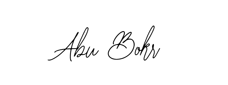 You should practise on your own different ways (Bearetta-2O07w) to write your name (Abu Bokr) in signature. don't let someone else do it for you. Abu Bokr signature style 12 images and pictures png