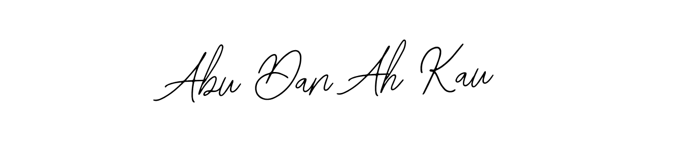 How to make Abu Dan Ah Kau name signature. Use Bearetta-2O07w style for creating short signs online. This is the latest handwritten sign. Abu Dan Ah Kau signature style 12 images and pictures png