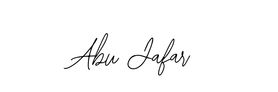 Use a signature maker to create a handwritten signature online. With this signature software, you can design (Bearetta-2O07w) your own signature for name Abu Jafar. Abu Jafar signature style 12 images and pictures png