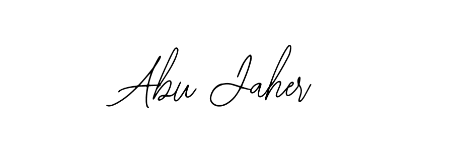 if you are searching for the best signature style for your name Abu Jaher. so please give up your signature search. here we have designed multiple signature styles  using Bearetta-2O07w. Abu Jaher signature style 12 images and pictures png
