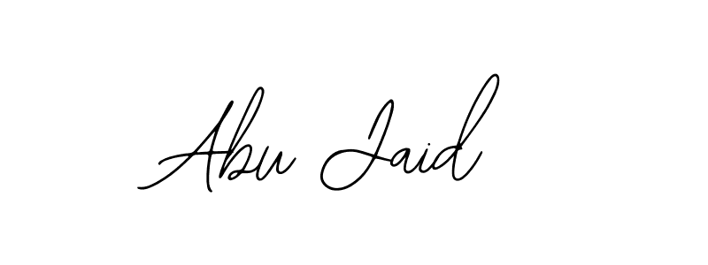 Make a beautiful signature design for name Abu Jaid. With this signature (Bearetta-2O07w) style, you can create a handwritten signature for free. Abu Jaid signature style 12 images and pictures png