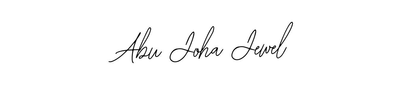 Design your own signature with our free online signature maker. With this signature software, you can create a handwritten (Bearetta-2O07w) signature for name Abu Joha Jewel. Abu Joha Jewel signature style 12 images and pictures png