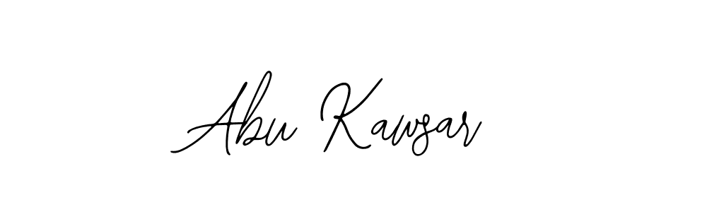 Use a signature maker to create a handwritten signature online. With this signature software, you can design (Bearetta-2O07w) your own signature for name Abu Kawsar. Abu Kawsar signature style 12 images and pictures png