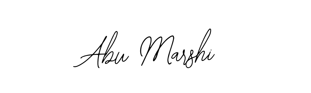 Abu Marshi stylish signature style. Best Handwritten Sign (Bearetta-2O07w) for my name. Handwritten Signature Collection Ideas for my name Abu Marshi. Abu Marshi signature style 12 images and pictures png