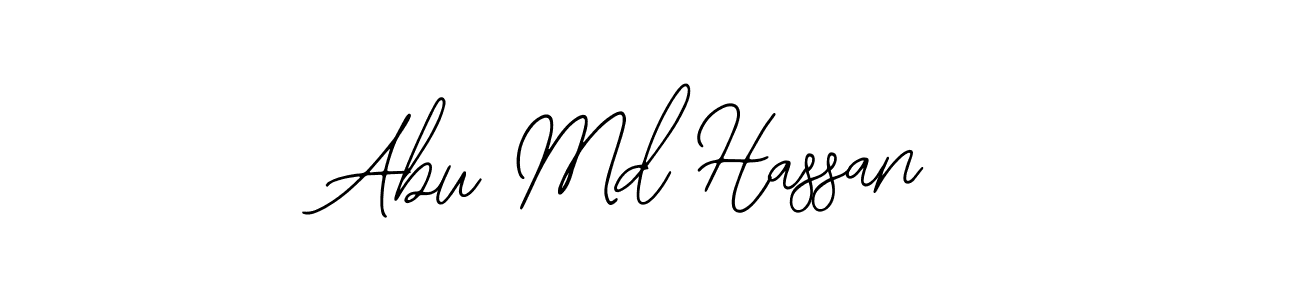 Use a signature maker to create a handwritten signature online. With this signature software, you can design (Bearetta-2O07w) your own signature for name Abu Md Hassan. Abu Md Hassan signature style 12 images and pictures png
