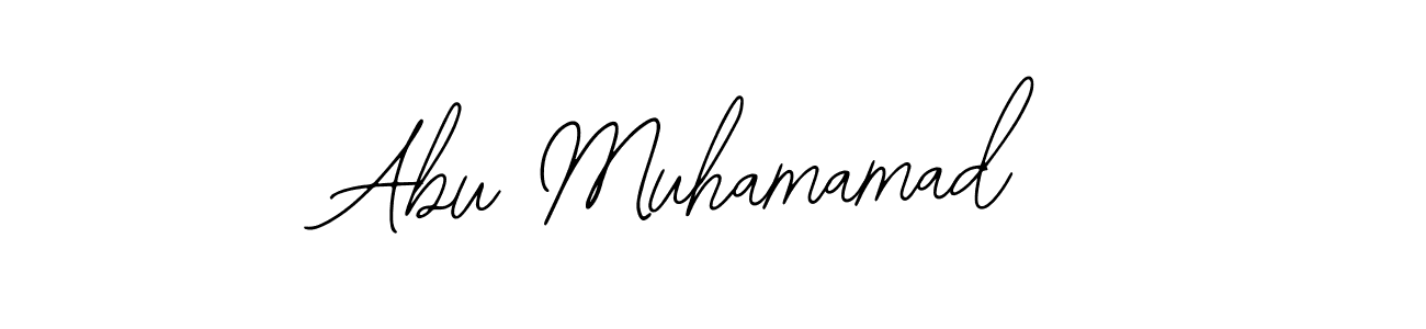 Bearetta-2O07w is a professional signature style that is perfect for those who want to add a touch of class to their signature. It is also a great choice for those who want to make their signature more unique. Get Abu Muhamamad name to fancy signature for free. Abu Muhamamad signature style 12 images and pictures png