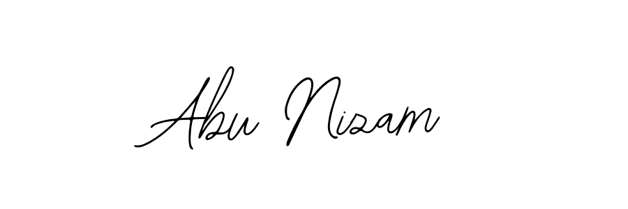 Create a beautiful signature design for name Abu Nizam. With this signature (Bearetta-2O07w) fonts, you can make a handwritten signature for free. Abu Nizam signature style 12 images and pictures png