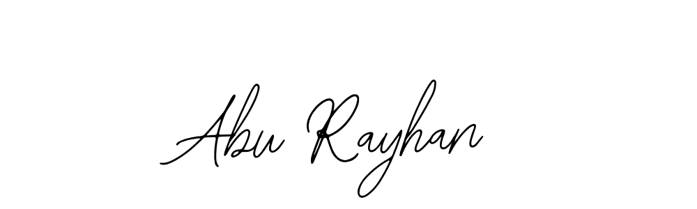 How to make Abu Rayhan signature? Bearetta-2O07w is a professional autograph style. Create handwritten signature for Abu Rayhan name. Abu Rayhan signature style 12 images and pictures png