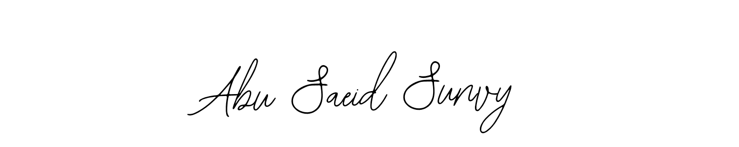 Abu Saeid Sunvy stylish signature style. Best Handwritten Sign (Bearetta-2O07w) for my name. Handwritten Signature Collection Ideas for my name Abu Saeid Sunvy. Abu Saeid Sunvy signature style 12 images and pictures png