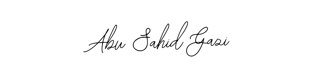 Also You can easily find your signature by using the search form. We will create Abu Sahid Gazi name handwritten signature images for you free of cost using Bearetta-2O07w sign style. Abu Sahid Gazi signature style 12 images and pictures png