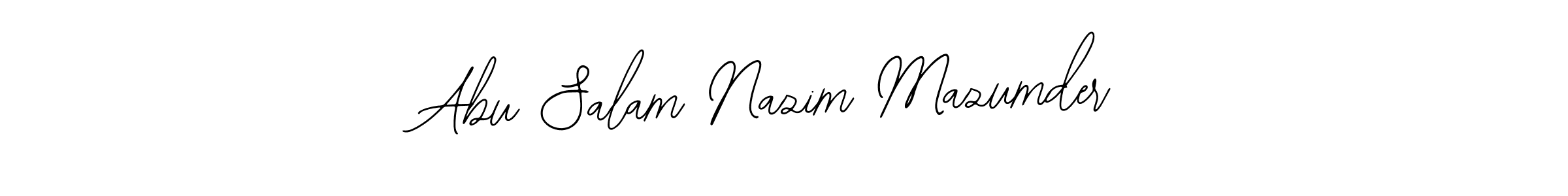 How to Draw Abu Salam Nazim Mazumder signature style? Bearetta-2O07w is a latest design signature styles for name Abu Salam Nazim Mazumder. Abu Salam Nazim Mazumder signature style 12 images and pictures png