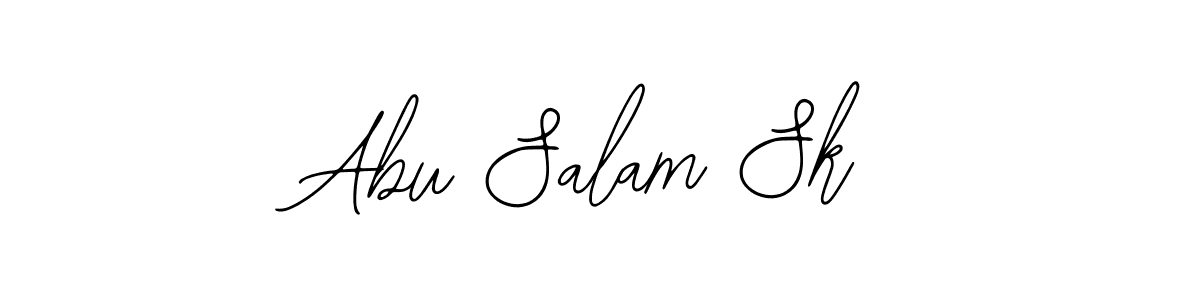 You should practise on your own different ways (Bearetta-2O07w) to write your name (Abu Salam Sk) in signature. don't let someone else do it for you. Abu Salam Sk signature style 12 images and pictures png