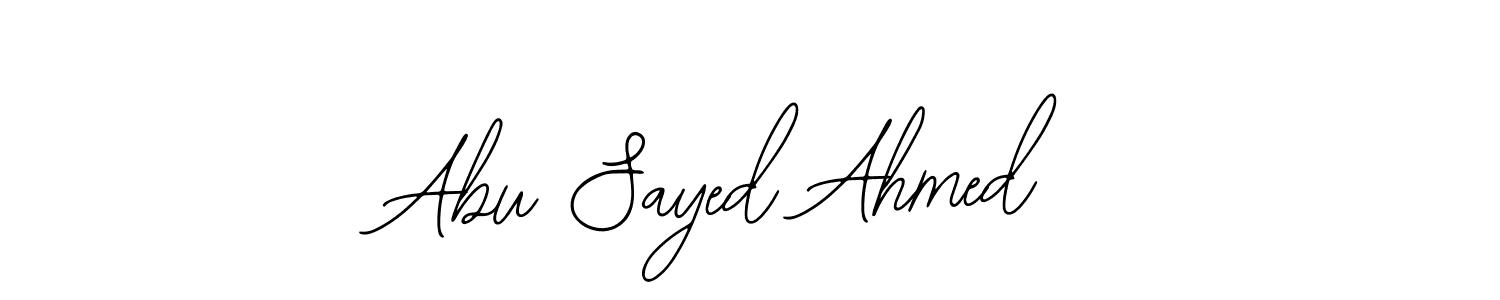 Make a beautiful signature design for name Abu Sayed Ahmed. Use this online signature maker to create a handwritten signature for free. Abu Sayed Ahmed signature style 12 images and pictures png