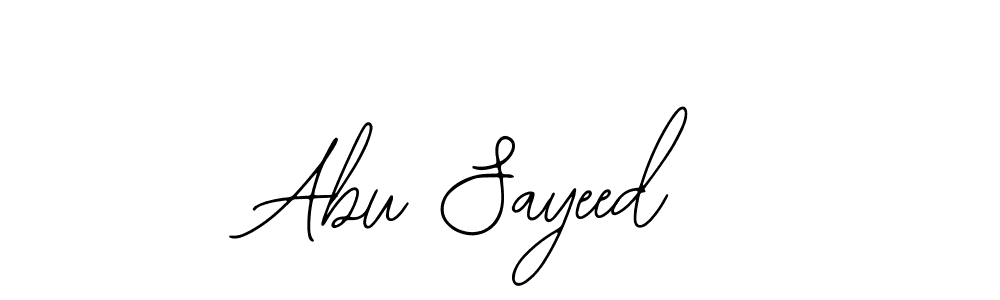 Abu Sayeed stylish signature style. Best Handwritten Sign (Bearetta-2O07w) for my name. Handwritten Signature Collection Ideas for my name Abu Sayeed. Abu Sayeed signature style 12 images and pictures png