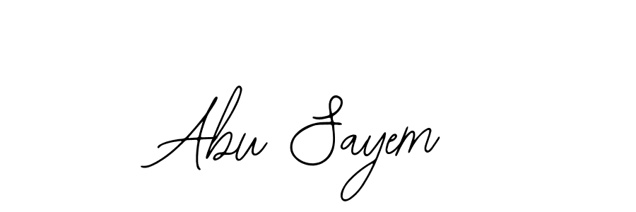 Make a beautiful signature design for name Abu Sayem. With this signature (Bearetta-2O07w) style, you can create a handwritten signature for free. Abu Sayem signature style 12 images and pictures png