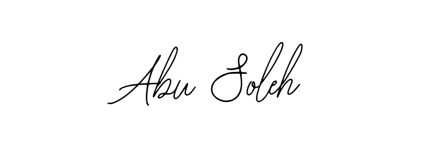 Also You can easily find your signature by using the search form. We will create Abu Soleh name handwritten signature images for you free of cost using Bearetta-2O07w sign style. Abu Soleh signature style 12 images and pictures png