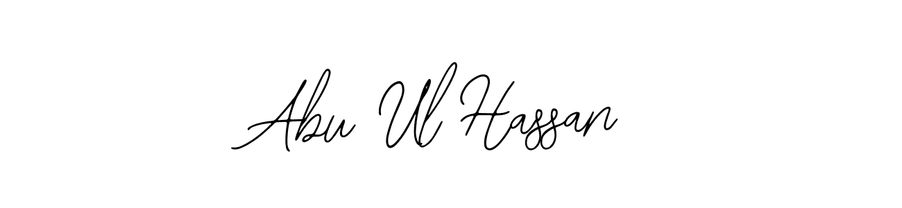 Create a beautiful signature design for name Abu Ul Hassan. With this signature (Bearetta-2O07w) fonts, you can make a handwritten signature for free. Abu Ul Hassan signature style 12 images and pictures png