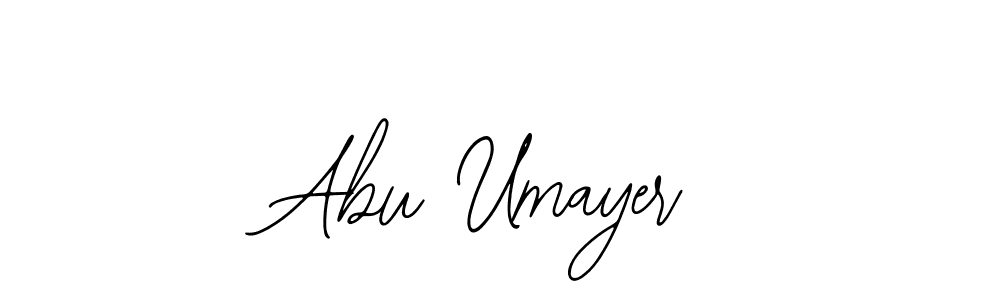 Also we have Abu Umayer name is the best signature style. Create professional handwritten signature collection using Bearetta-2O07w autograph style. Abu Umayer signature style 12 images and pictures png